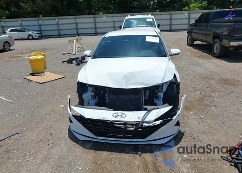 2022 Hyundai Elantra Hybrid Blue из США, поврежденный, VIN KMHLM4AJ1NU028921